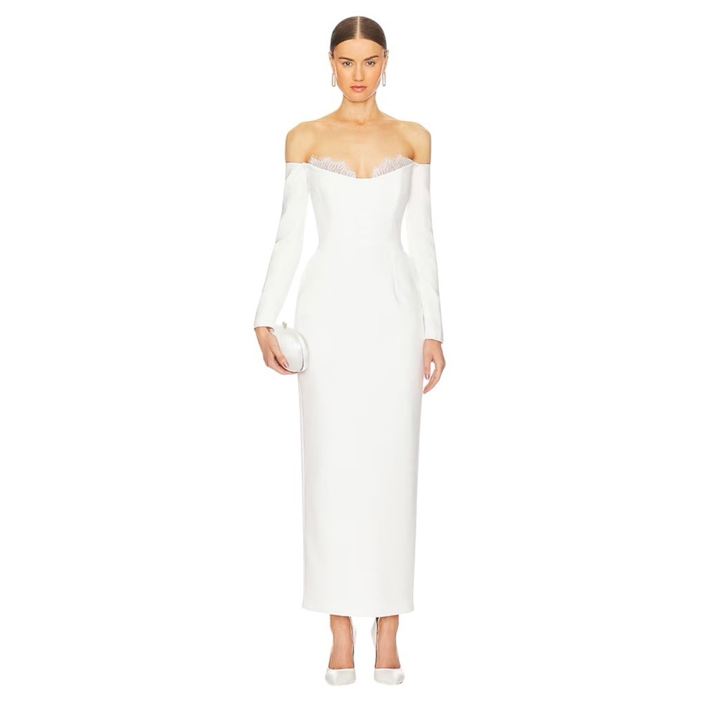 Revolve The New Arrivals by Ilkyaz Ozel Farah Dress in Temple White